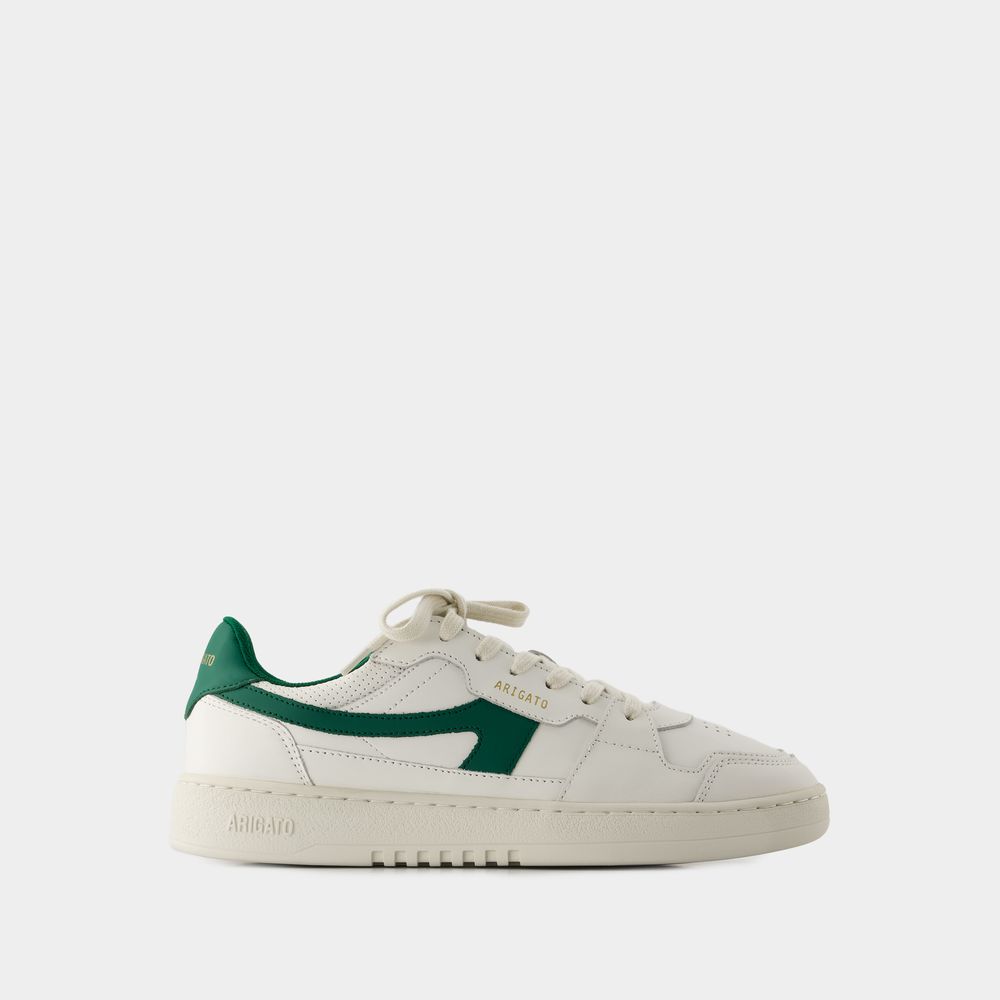 Shop Axel Arigato Dice A Sneakers -  - Leather - White/green