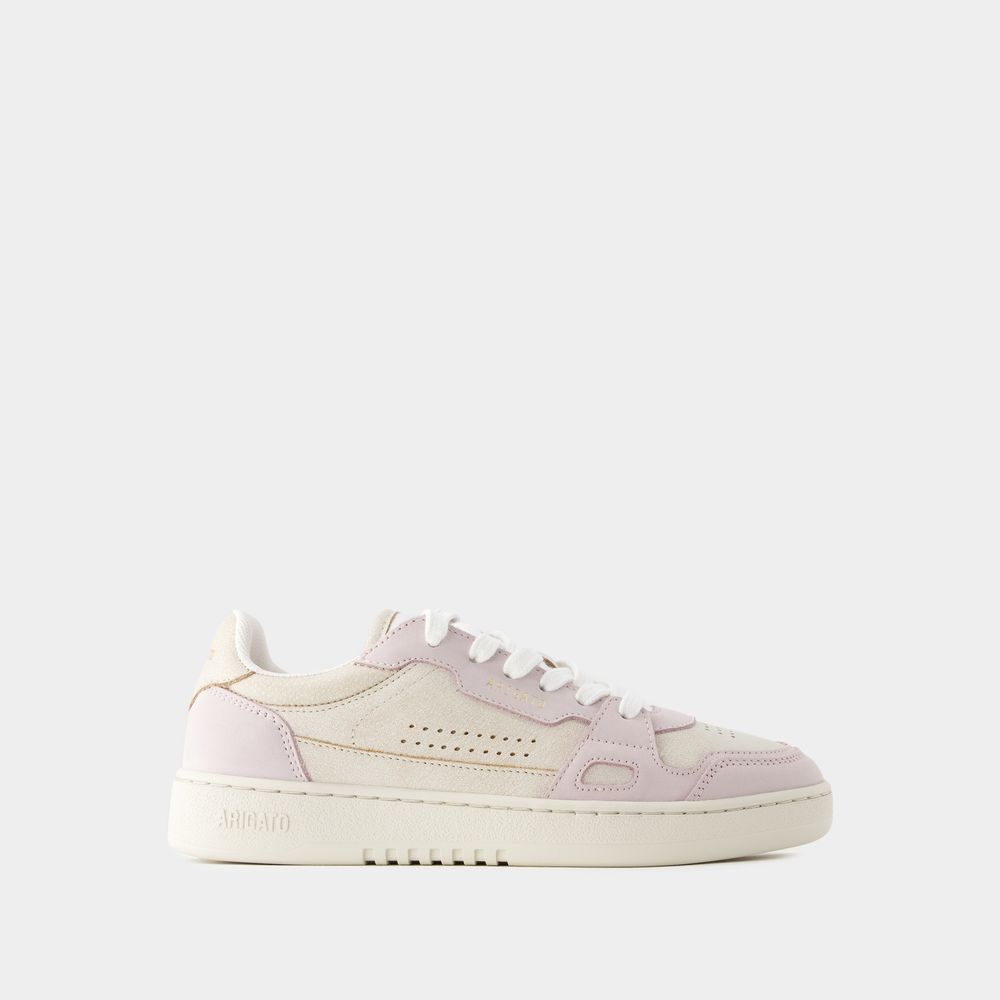 Shop Axel Arigato Sneakers Dice Lo -  - Cuir - Beige/lilas