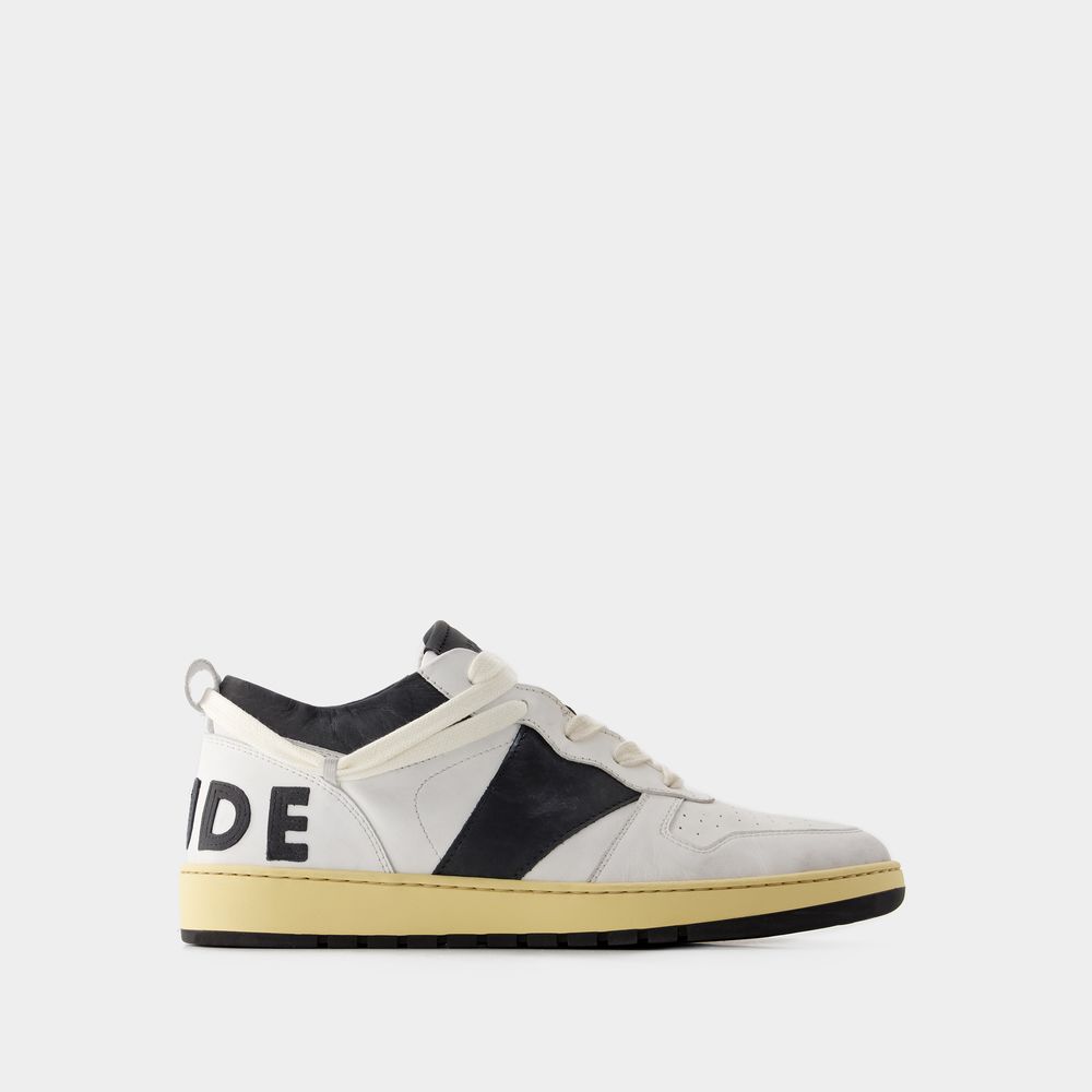 Rhude Black And White Rhecess Sneakers