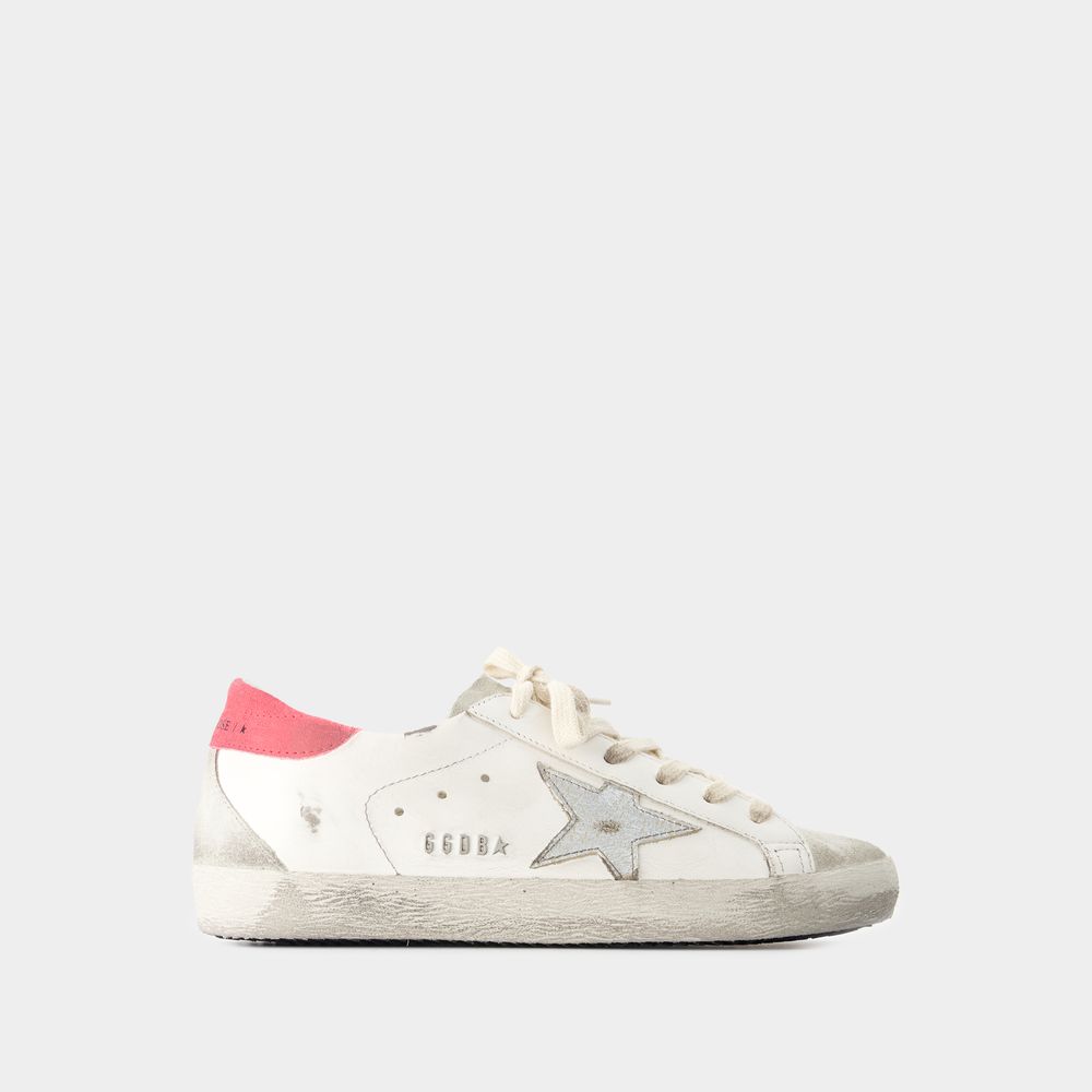 Shop Golden Goose Sneakers Super Star -  Deluxe Brand - Cuir - Blanc In White