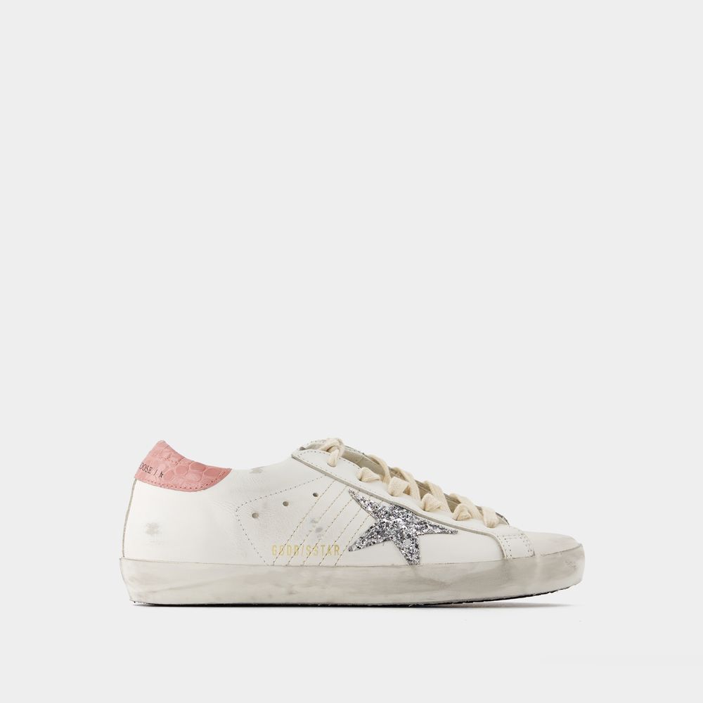 Shop Golden Goose Sneakers Super Star -  Deluxe Brand - Cuir - Blanc In White