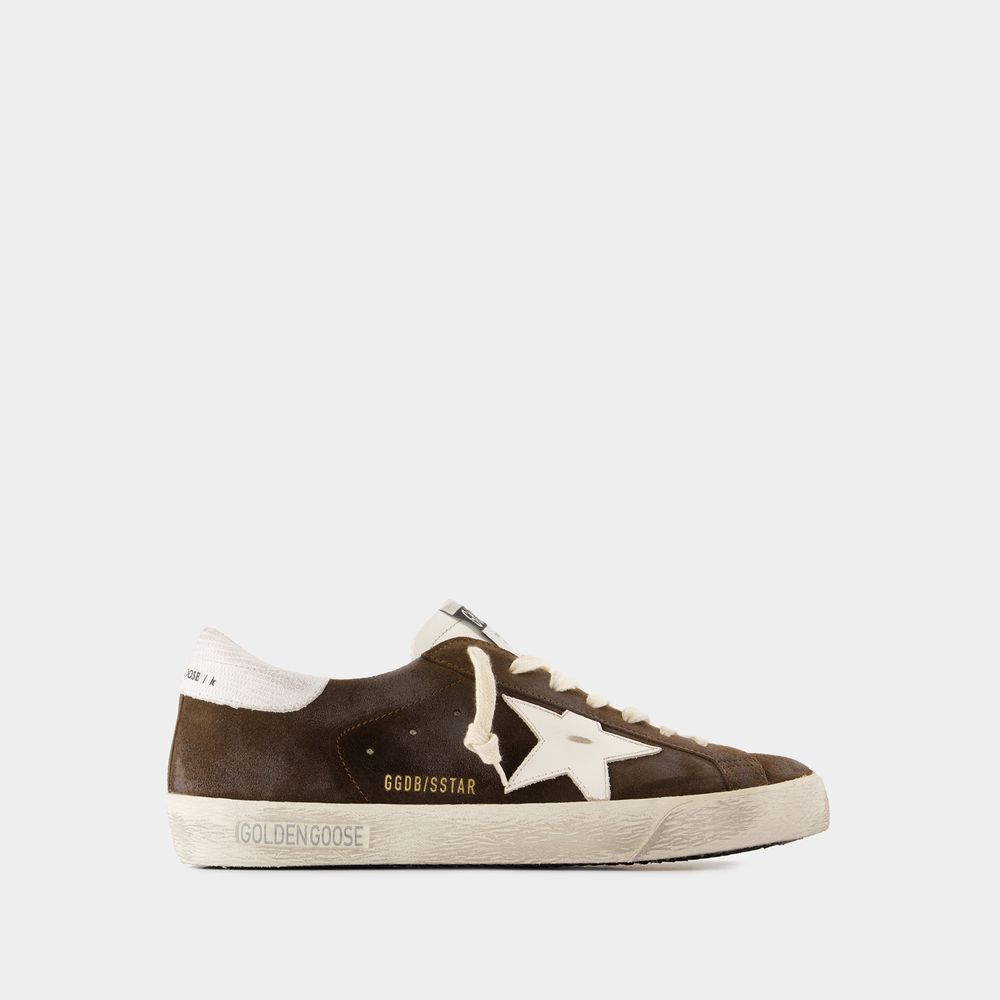 Shop Golden Goose Sneakers Super Star -  Deluxe Brand - Cuir - Marron In Brown