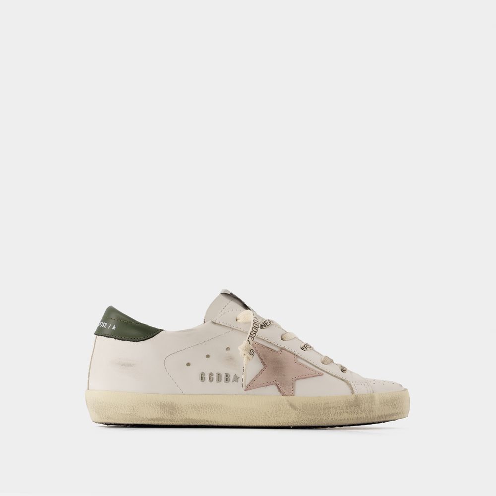 Shop Golden Goose Sneakers Super Star -  Deluxe Brand - Cuir - Blanc In White