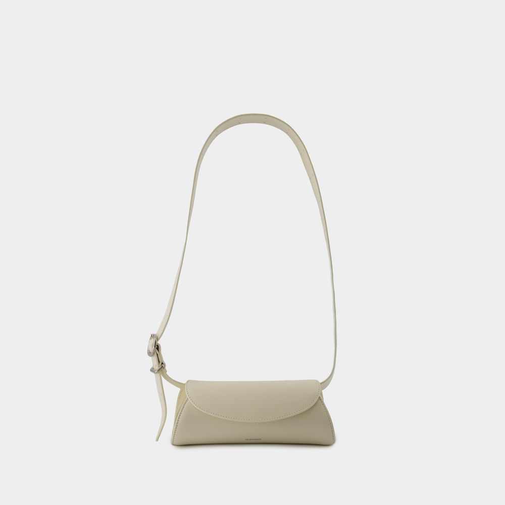 Jil Sander Cannolo Mini Purse - Leather - Eggshell In White