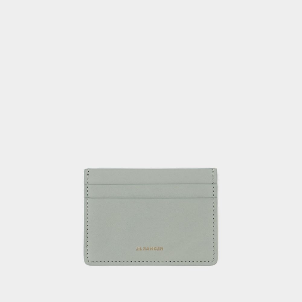 Shop Jil Sander Card Holder -  - Leather - Tobacco In Brown