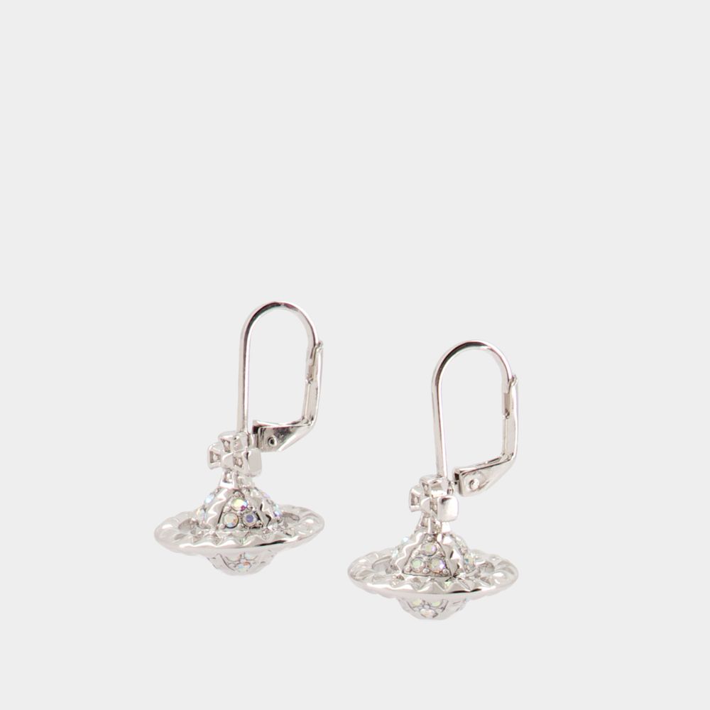 Shop Vivienne Westwood Mayfair Small Earrings -  - Metal - Grey