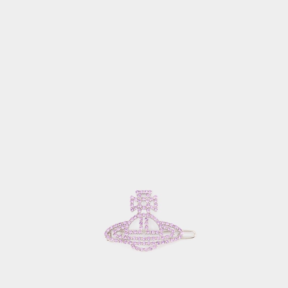Vivienne Westwood Annalisa Hair Clips In Grey