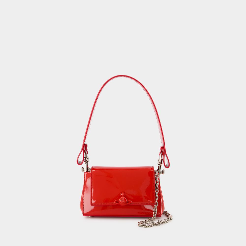 Shop Vivienne Westwood Sac À Main Hazel Small -  - Cuir - Rouge In Red