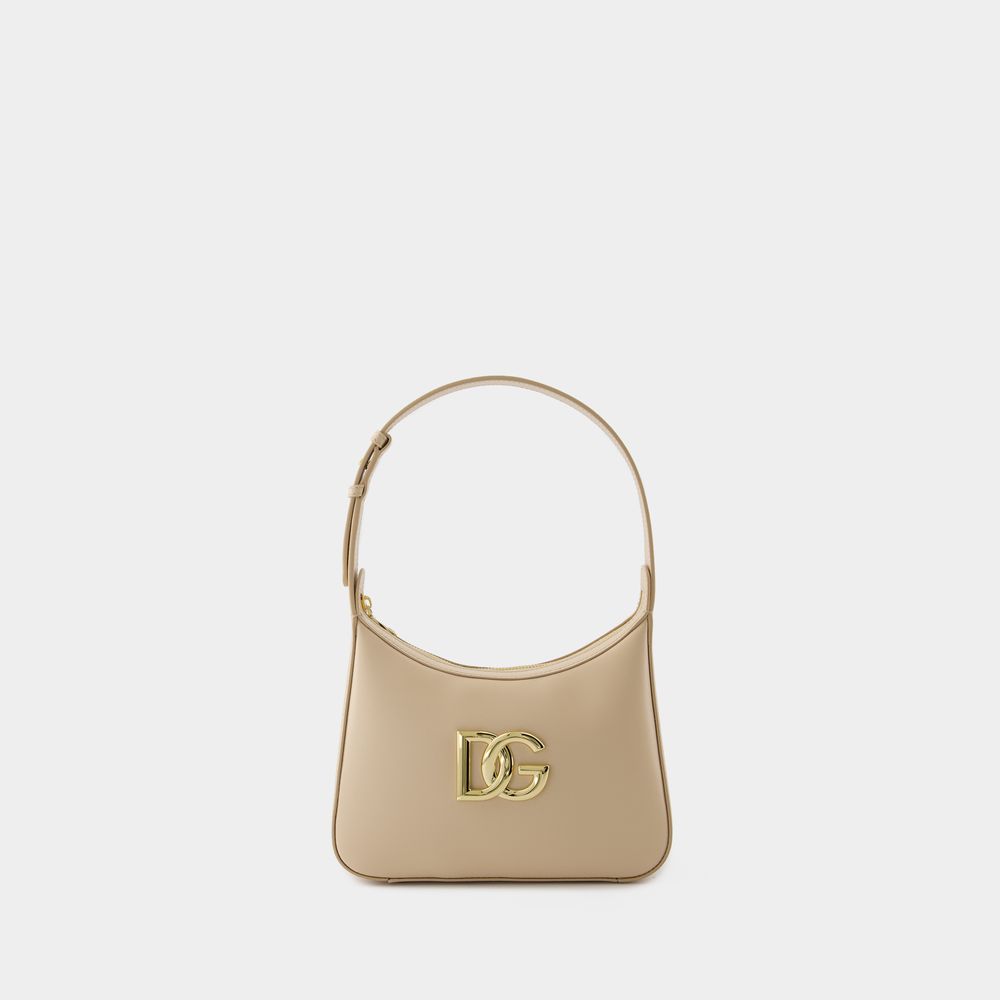 Shop Dolce & Gabbana 3.5 Handbag - Dolce&gabbana - Leather - Beige In Pink