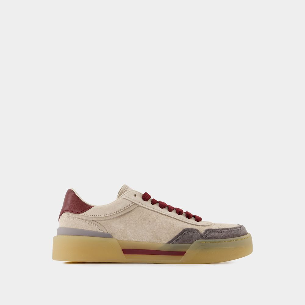 Shop Dolce & Gabbana Sneakers Low Top - Dolce&gabbana - Cuir - Beige