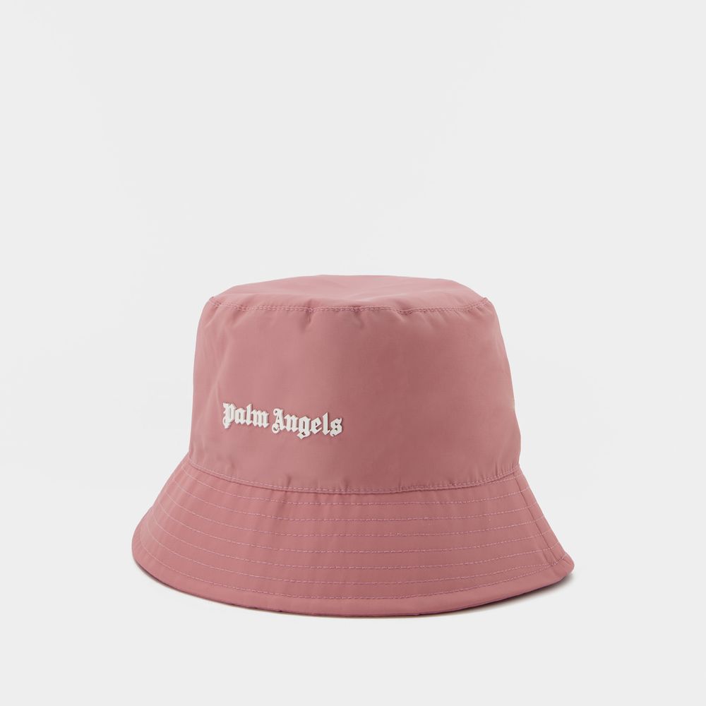 Palm Angels Classic Logo Hat -  - Pink/white - Nylon