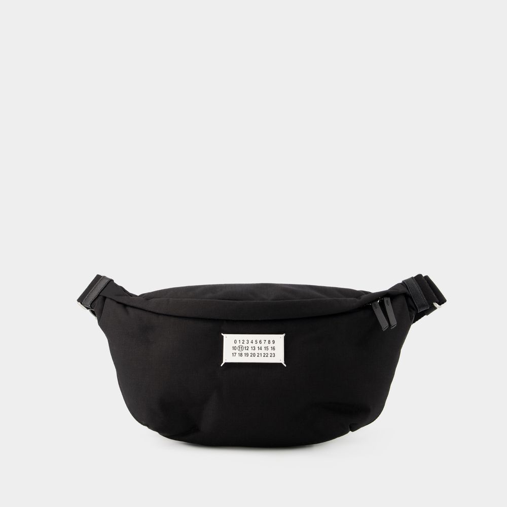 Shop Maison Margiela Glam Slam Belt Bag -  - Leather - Black