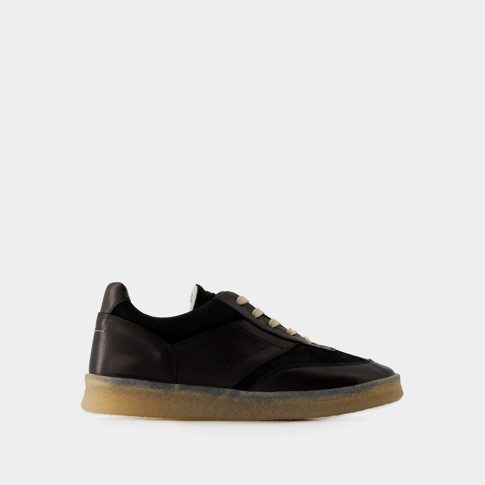 Shop Mm6 Maison Margiela Sneakers -  - Synthetic - Black