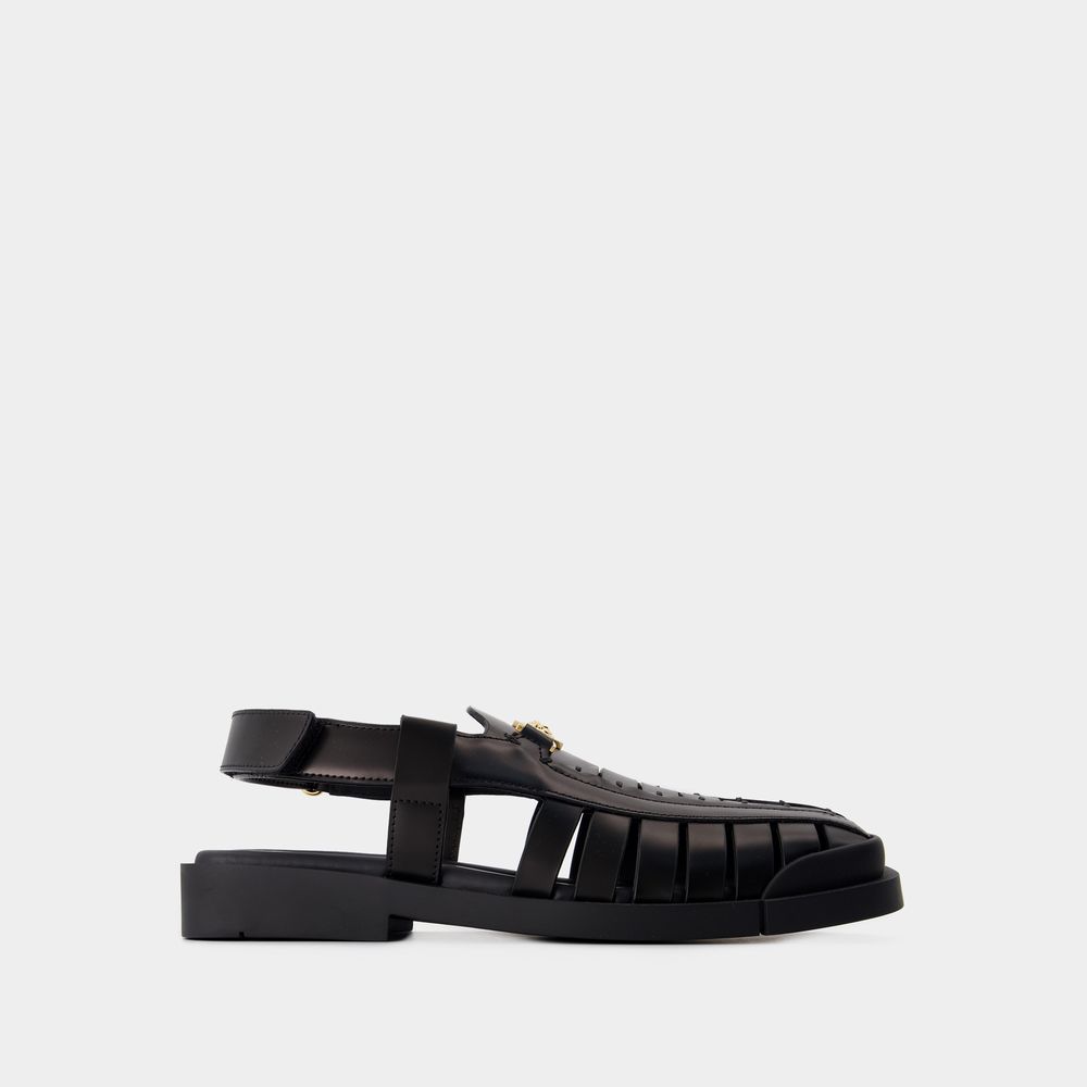 Versace Sandalen -  - Leder - Schwarz In Black