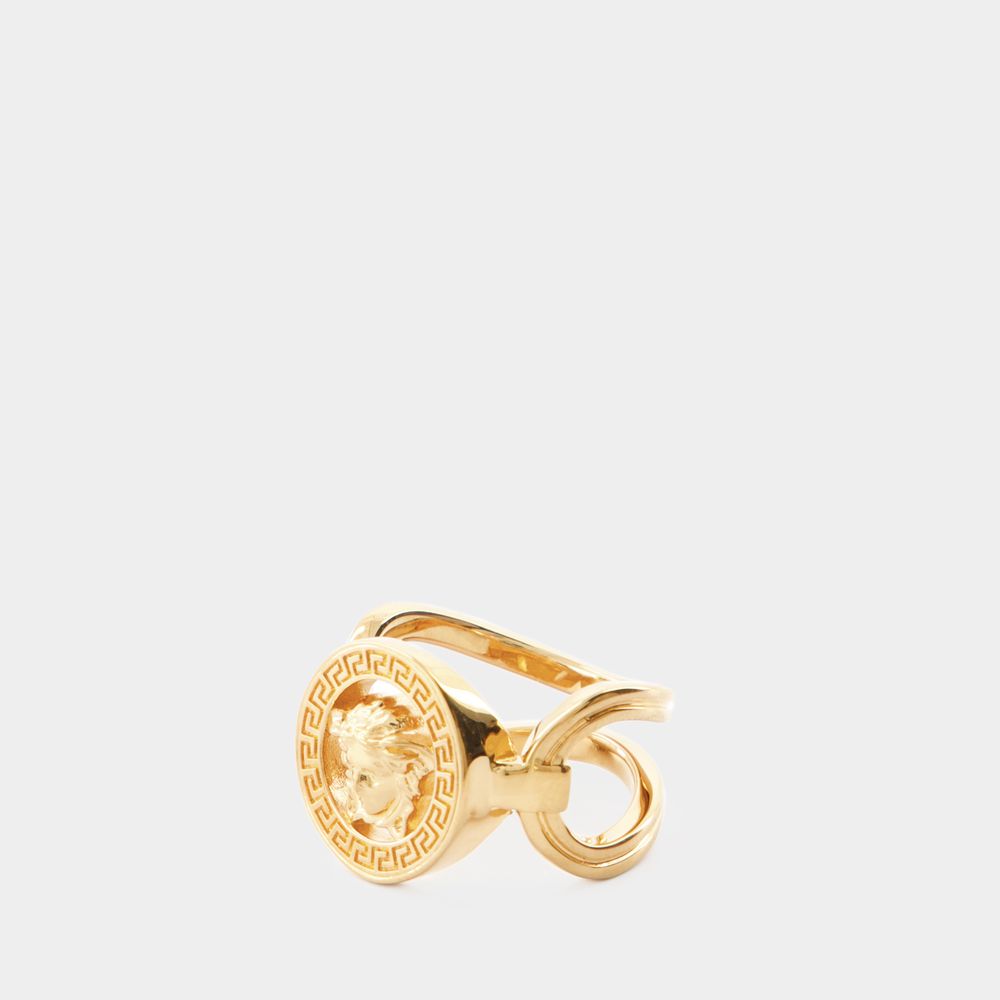 Shop Versace Ring -  - Metall - Vergoldet In Gold