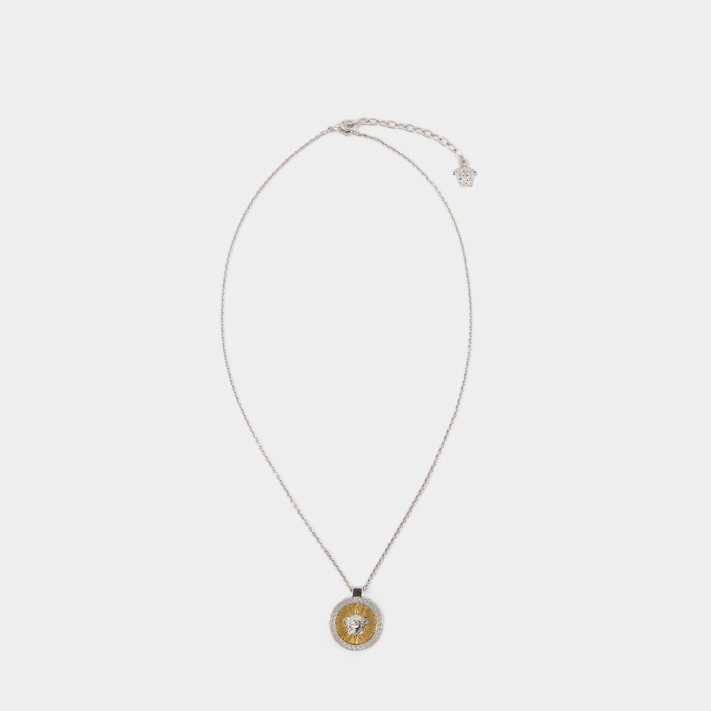 Shop Versace Icon Necklace -  - Metal - Gold