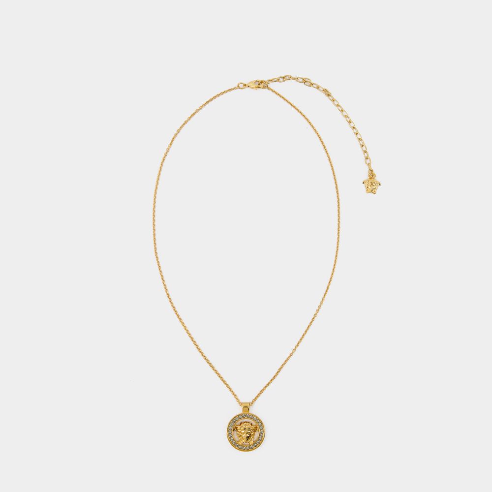 Shop Versace Medusa 95 Necklace -  - Metal - Gold