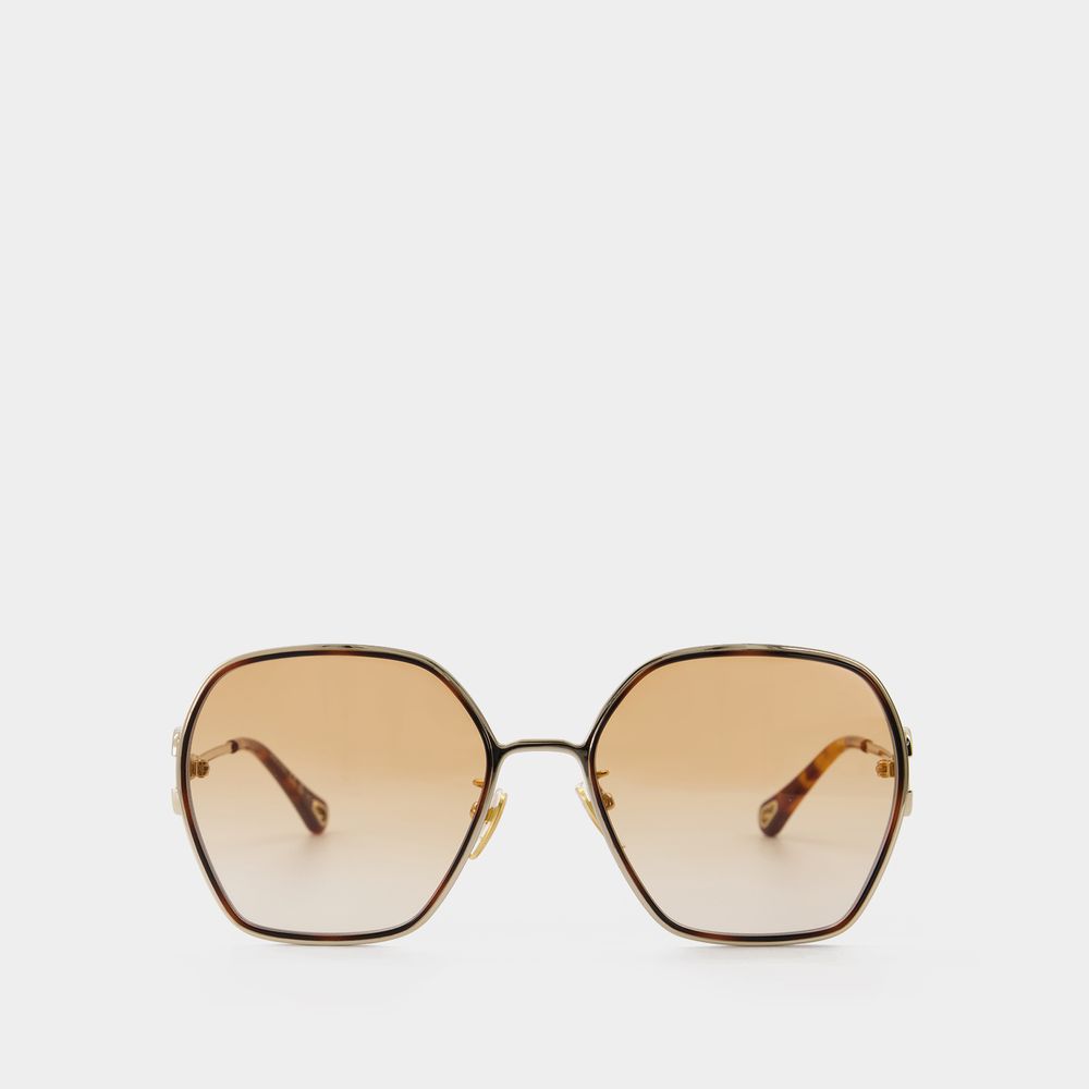 Chloé Chloe Orange Butterfly Ladies Sunglasses Ch0146s 002 58 In Multicoloured
