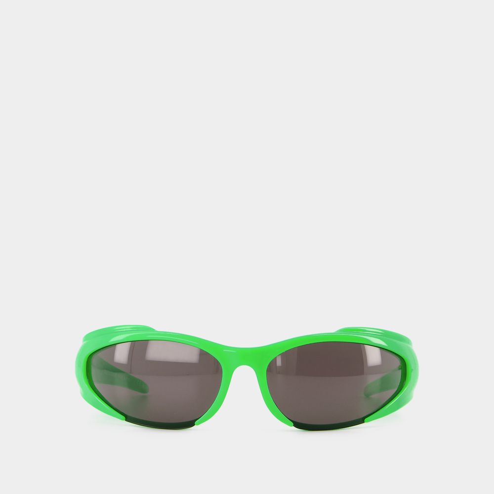Shop Balenciaga Sunglasses -   - Acetate - Green