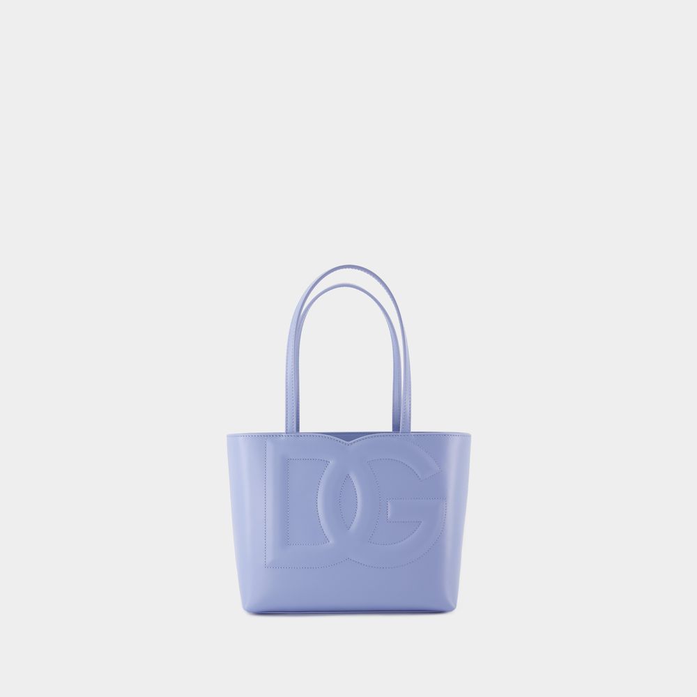 Shop Dolce & Gabbana Logo Shopper Bag - Dolce&gabbana - Leather - Blue