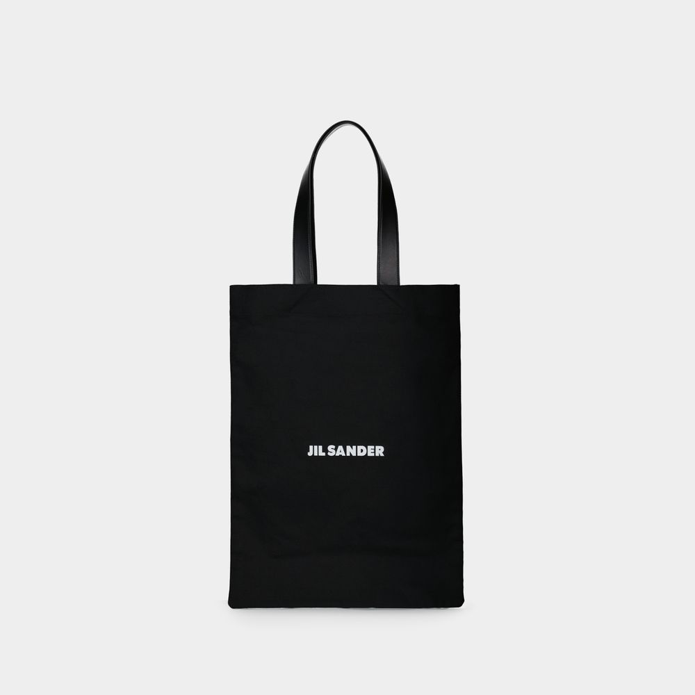 Shop Jil Sander Book Tote Bag -  - Cotton - Black