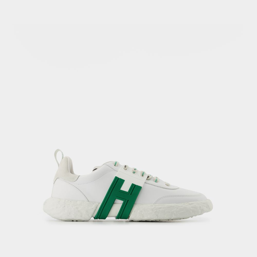 Hogan 3r Allacciato H Sneakers In White