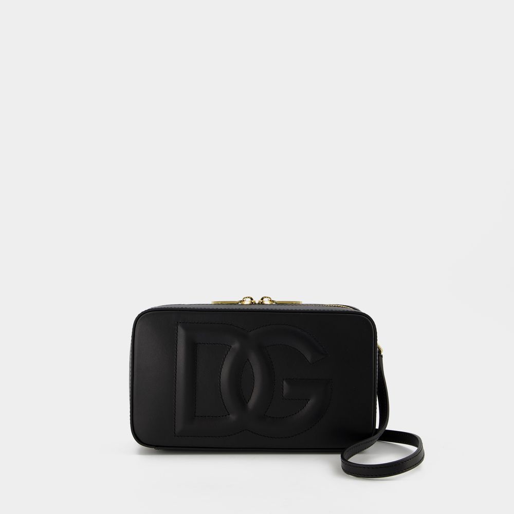 Dolce & Gabbana Dg Logo Camera Crossbody -  -  Black - Leather