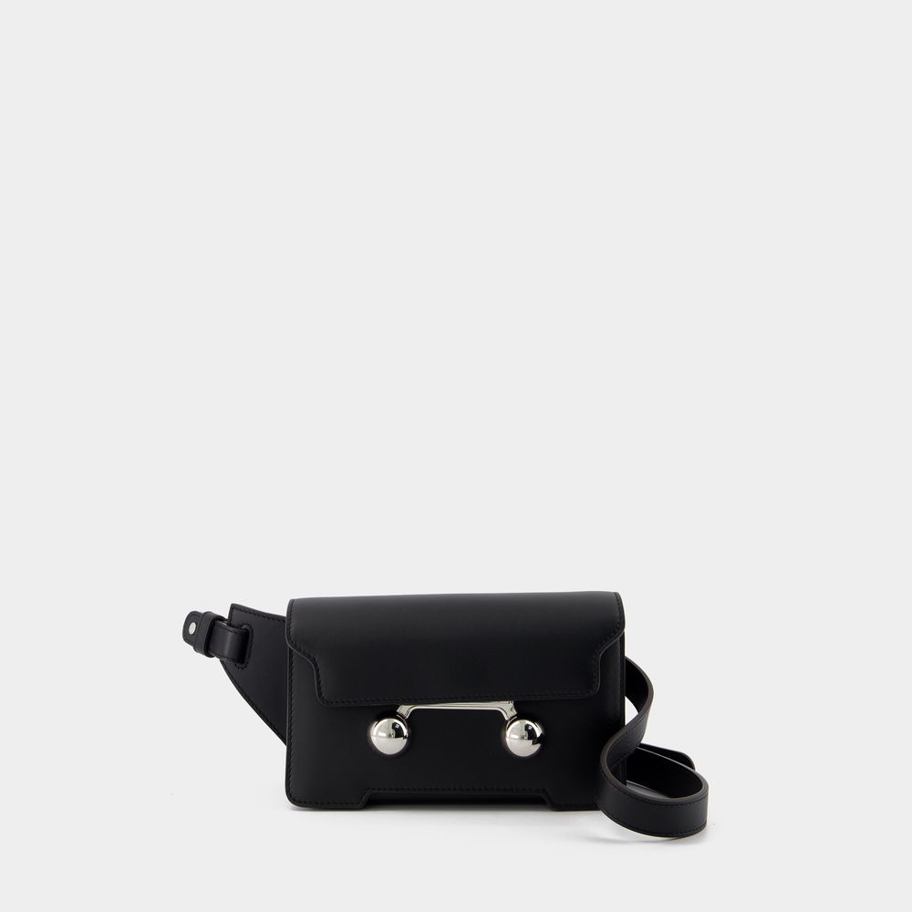 Marni Cross-boy Crossbody - - Leather - Black In Black