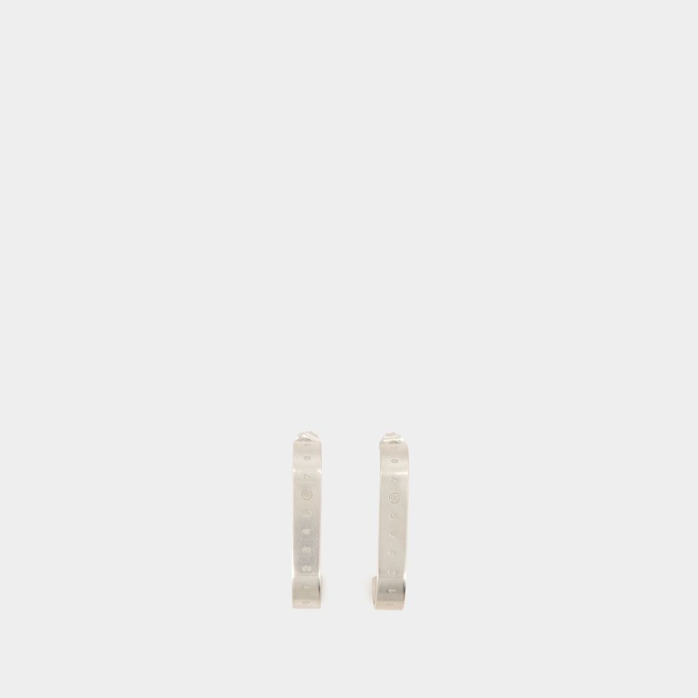 Shop Mm6 Maison Margiela Earrings -  - Metal - Silver