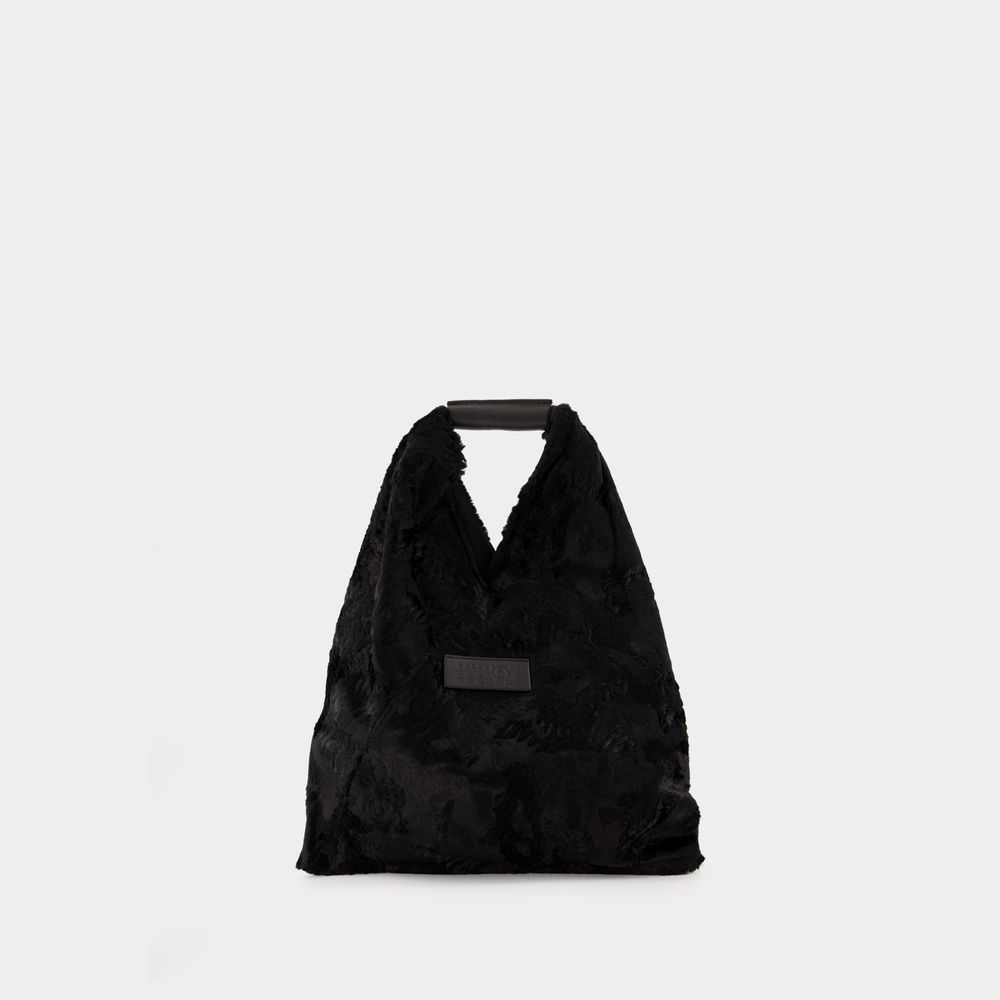 Shop Mm6 Maison Margiela Small Japanese  Shoulder Bag -  - Synthetic - Black