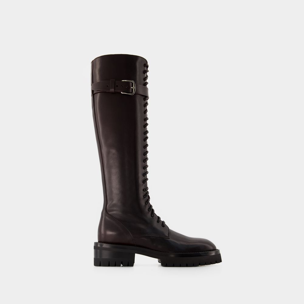 Ann Demeulemeester Lijsbet Boots -  - Leather - Burgundy