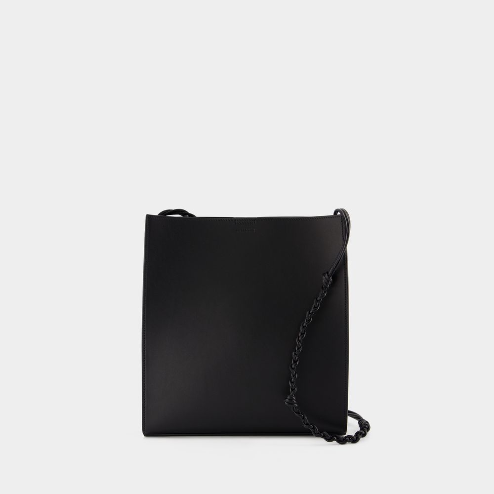 Shop Jil Sander Tangle Medium Crossbody -  - Leather - Black