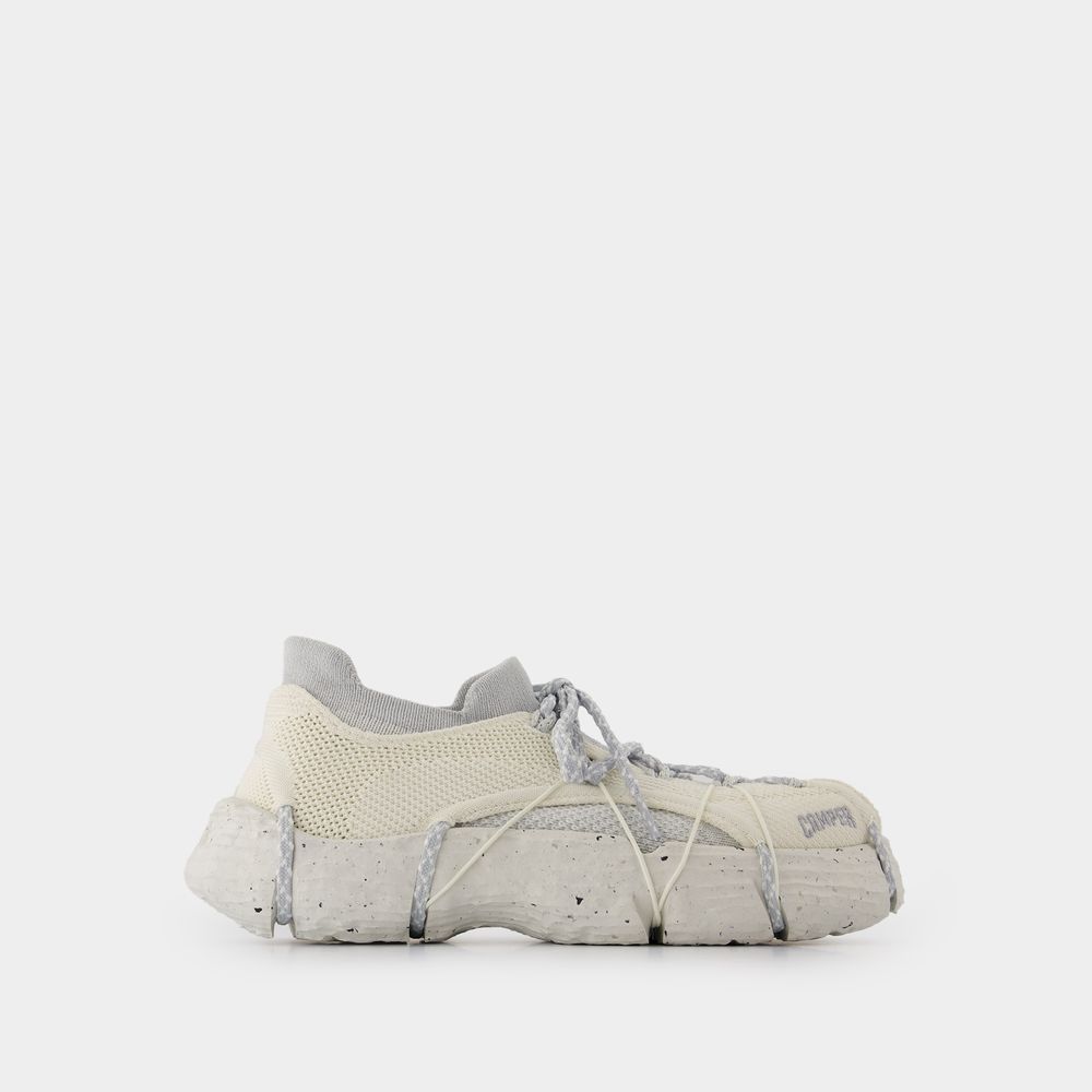 Camper Roku Ry Bianco Sneakers In Multicolor