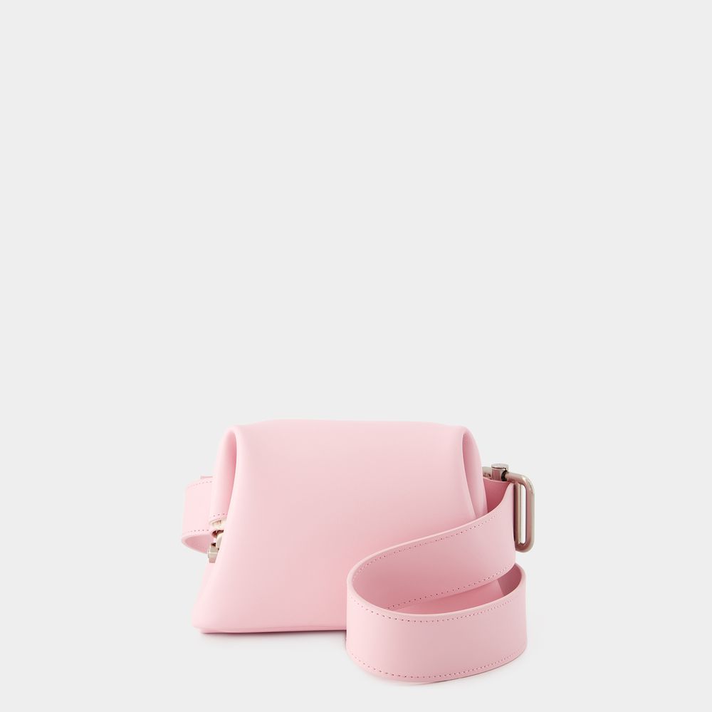 Shop Osoi Pecan Brot Crossbody -  - Leather - Baby Pink