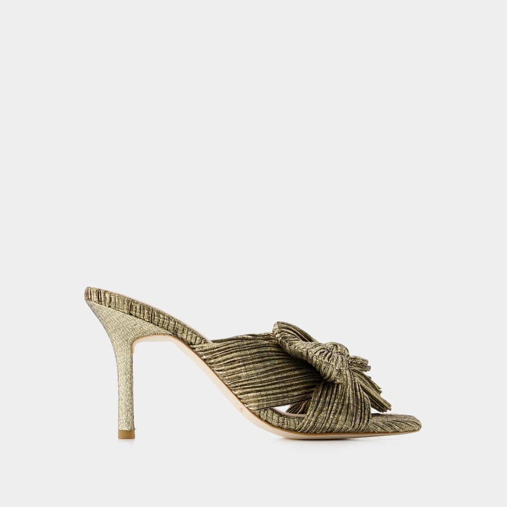 Shop Loeffler Randall Claudia Sandals -  - Synthetic Leather - Gold