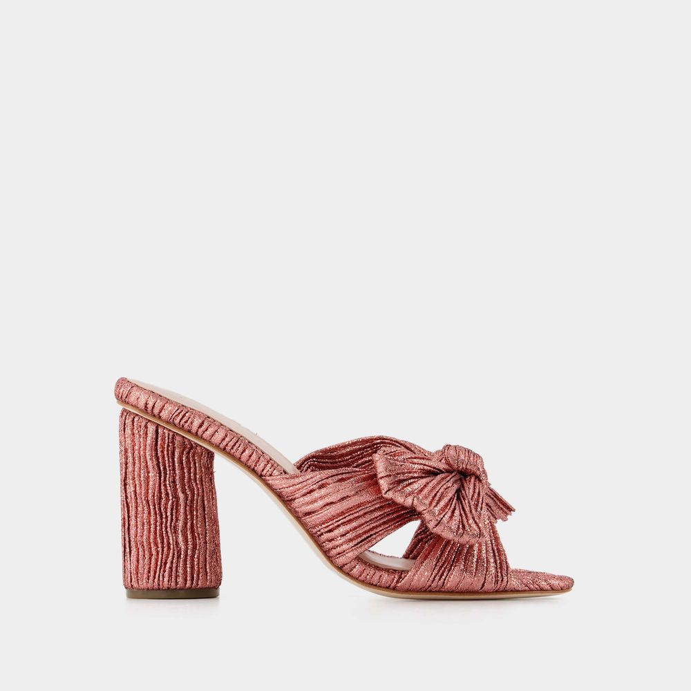 Shop Loeffler Randall Penny Sandals -  - Pink - Leather