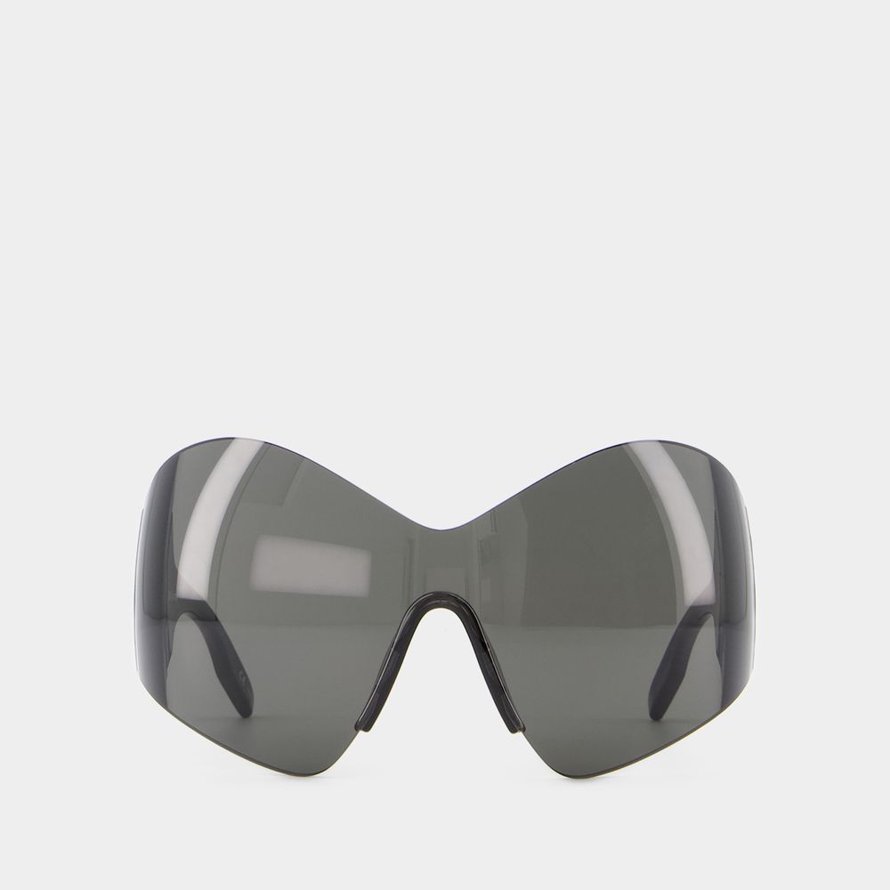 Shop Balenciaga Bb0180s Sunglasses -  - Nylon - Grey