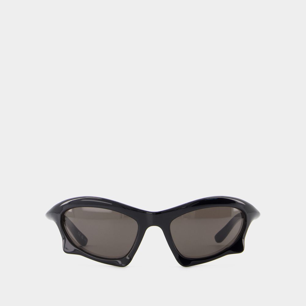 Shop Balenciaga Bb0229s Sunglasses -  - Acetate - Black
