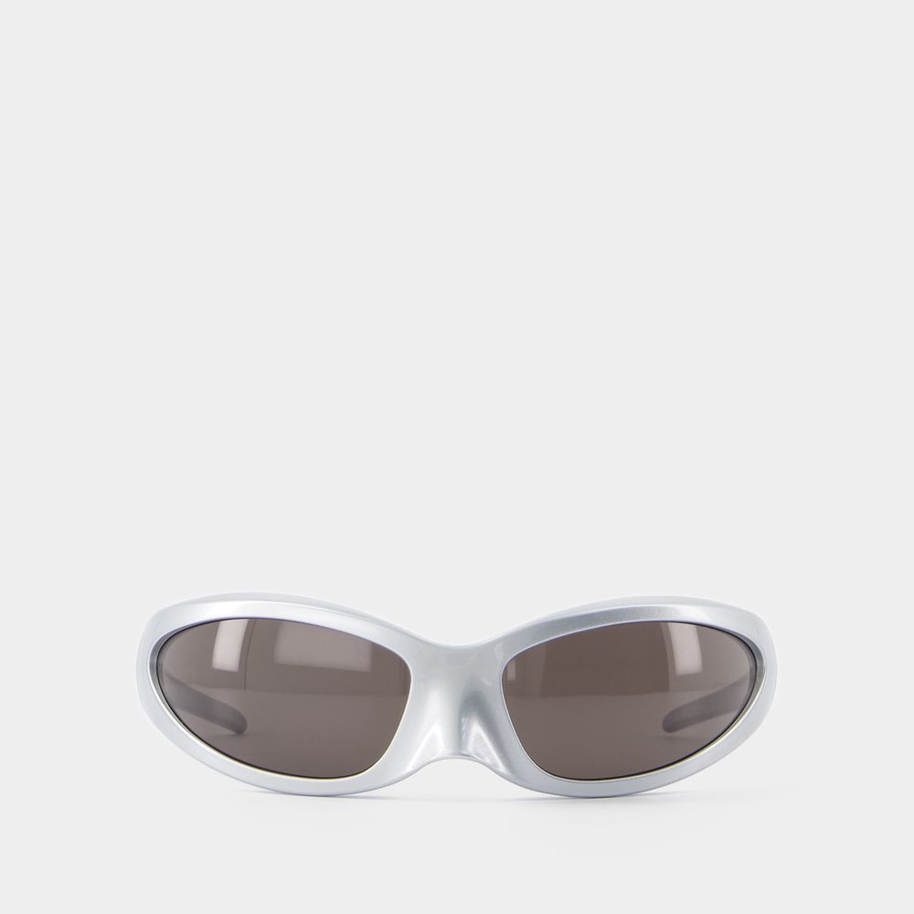 Shop Balenciaga Bb0251s Sunglasses -  - Acetate - Silver