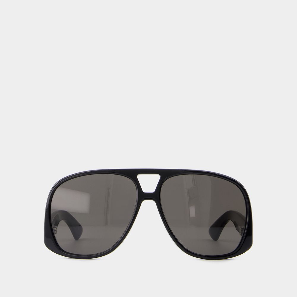Shop Saint Laurent Sl 652 Solace Sunglasses -  - Acetate - Black