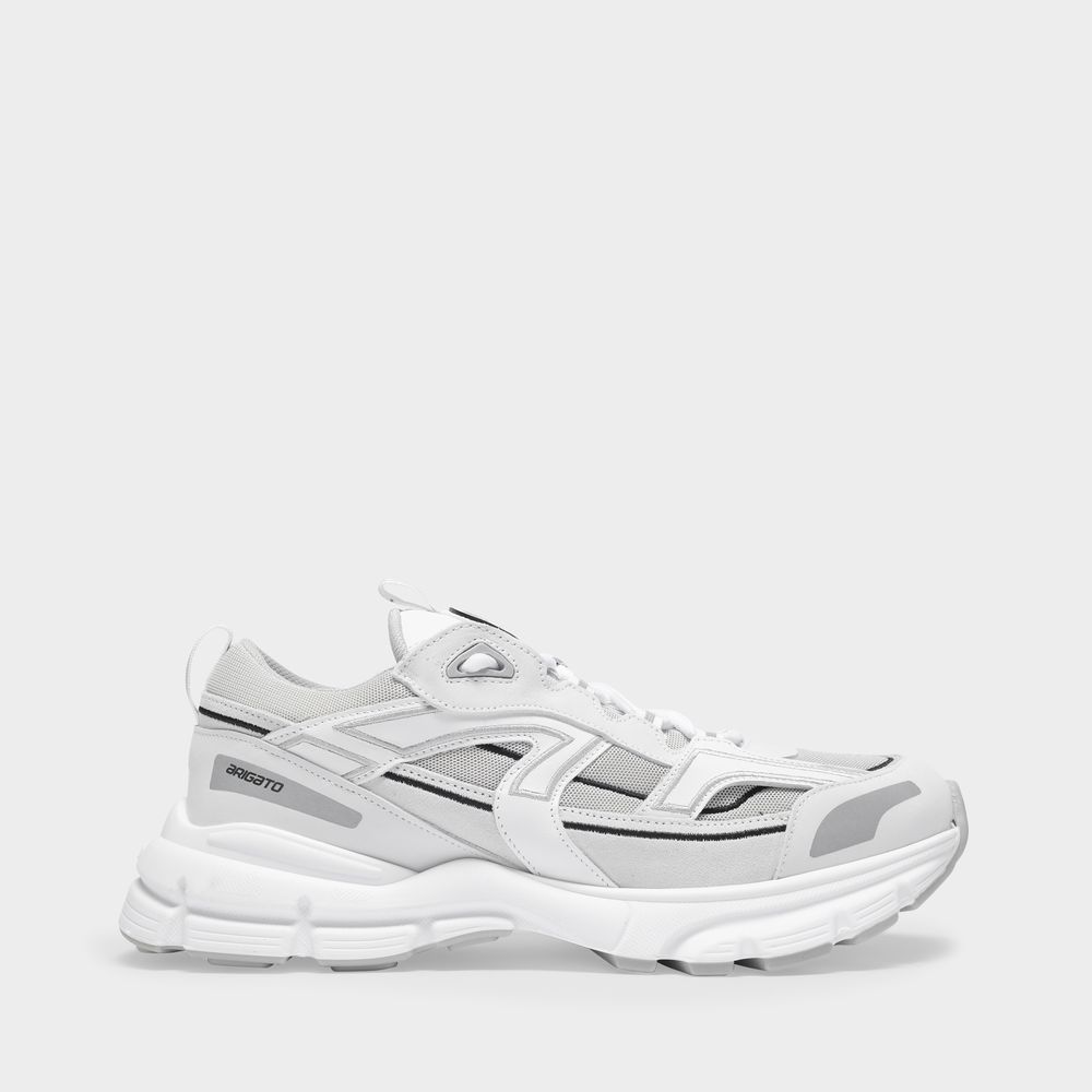 Shop Axel Arigato Sneakers Marathon R-trail -  - Cuir - Blanc In White