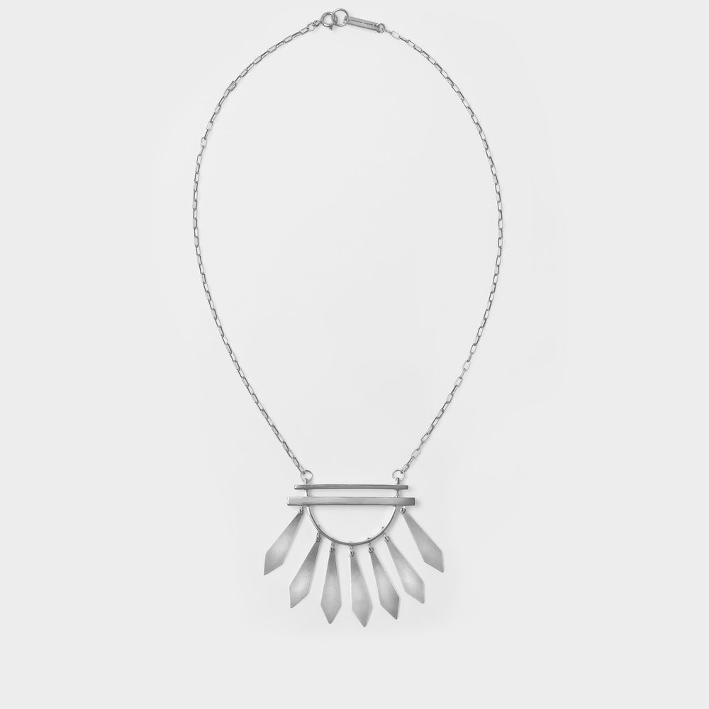 Isabel Marant Collier Dancing Aus Messing Silberfarbend In Silver